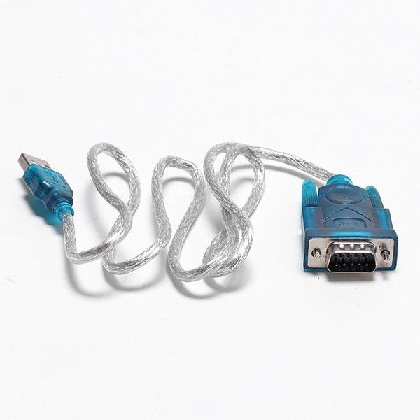 USB 2.0 to RS232 serial DB9 9 PIN adapter cable.